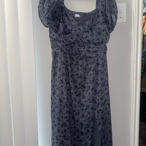 Hollister Floral Sleeve Dress